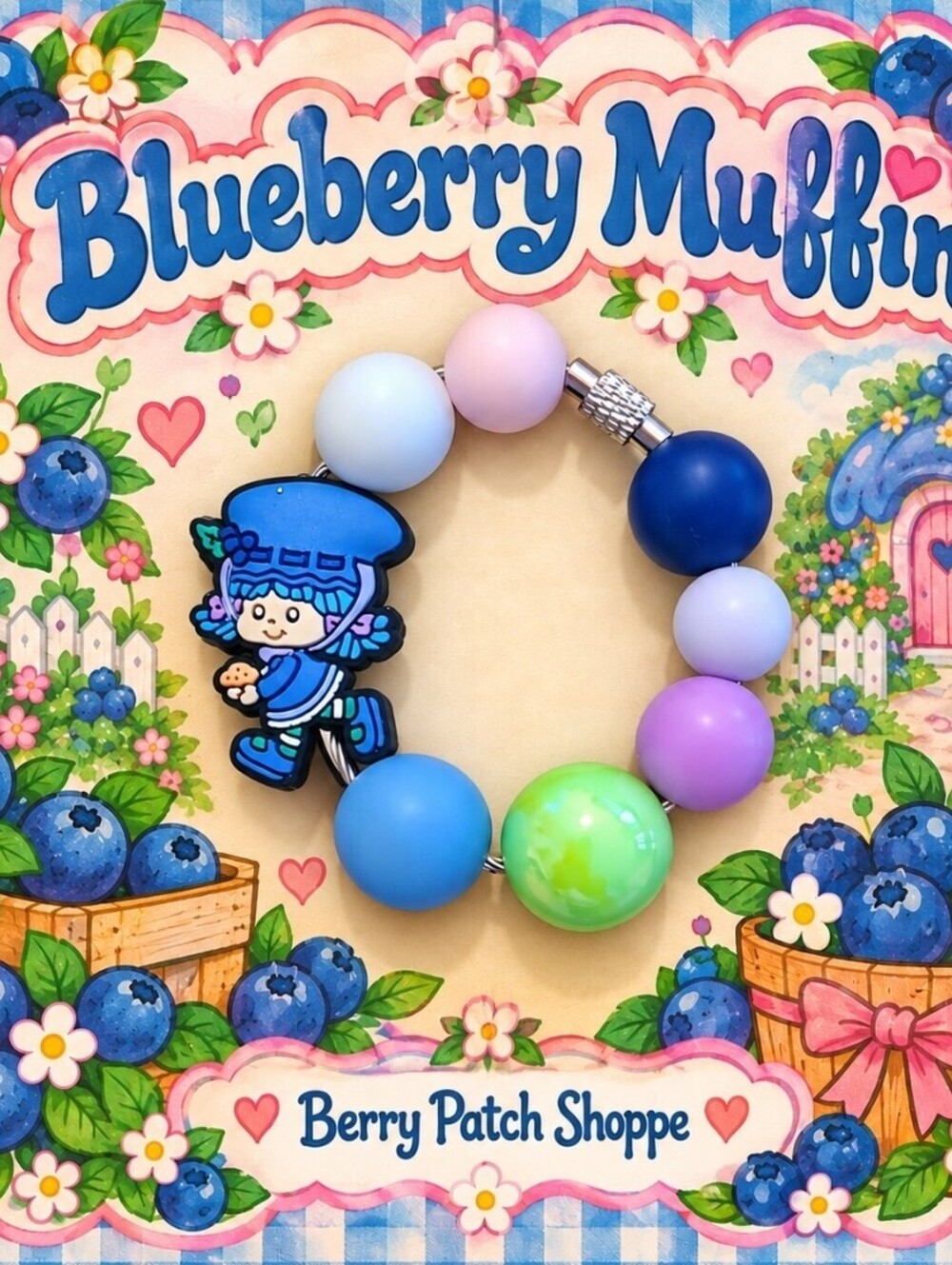 Strawberry Shortcake Blueberry Muffin Purse Bag Luggage Tumbler Keychain Charm